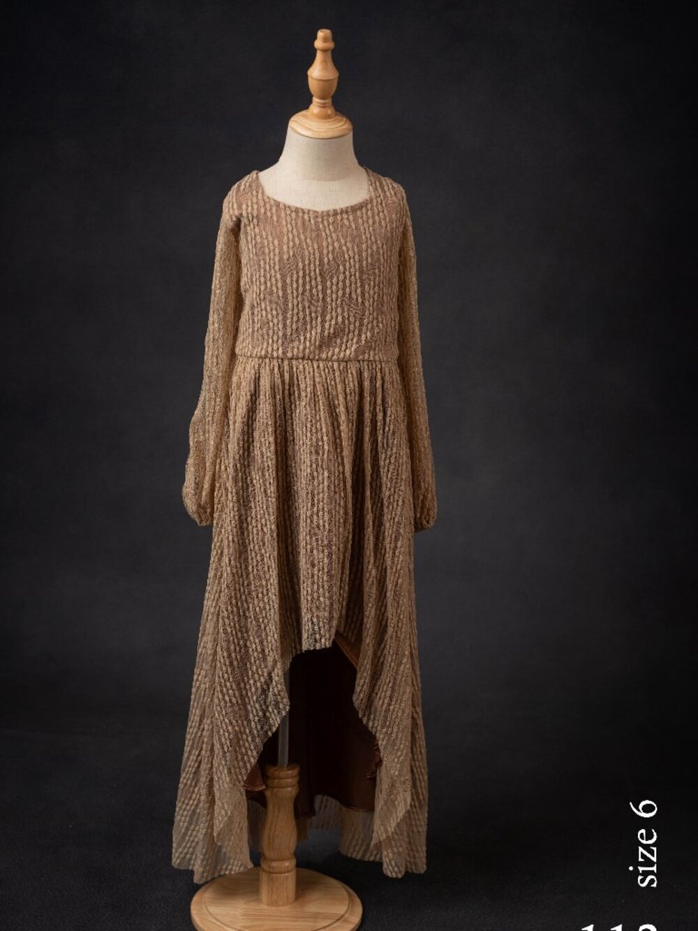 Joyfolie Jermaine Dress in tan, size 5, NWT